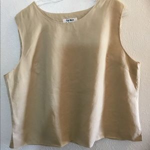 Women’s Plus Size Linen Shell